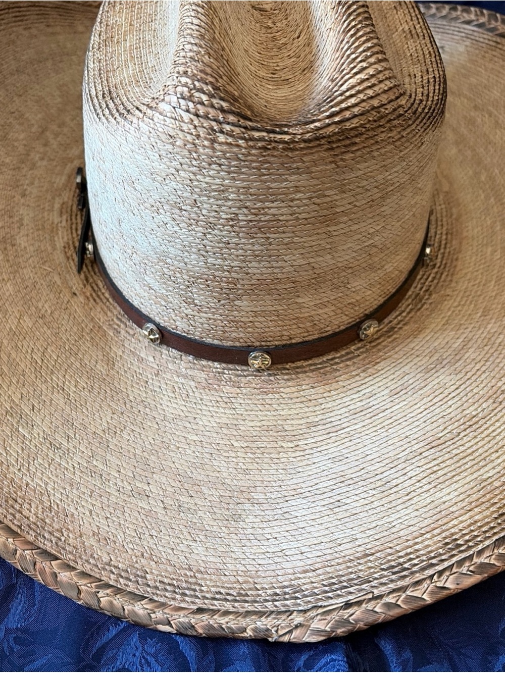 NEW Ariat Unisex Fired Palm Draw Hat-Size 6.75R - Picture 3 of 8